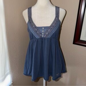 Vintage Y2K Hollister 2000s Babydoll Tank Top
